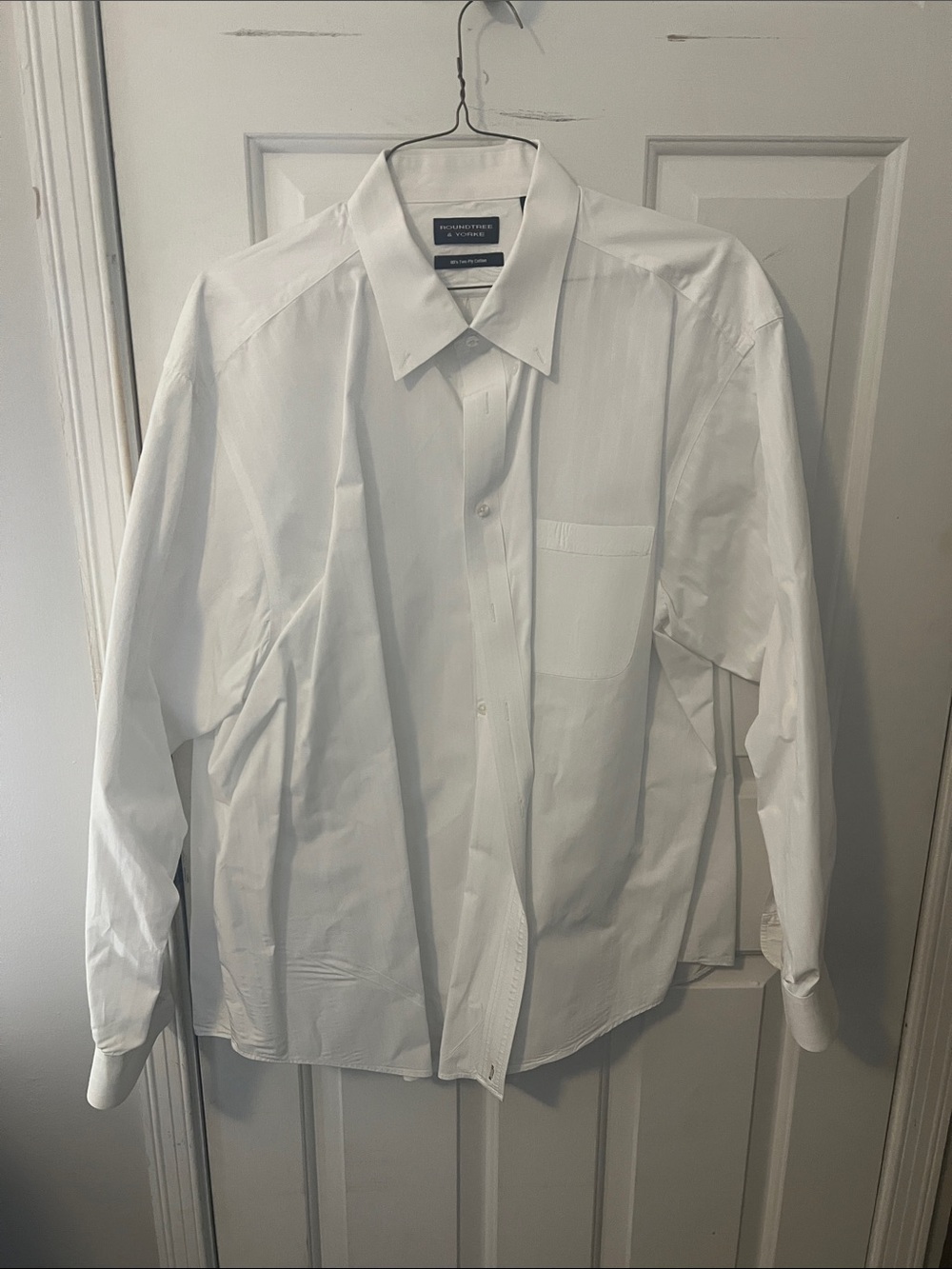 Brooks Brothers White Dress Shirt - Classic Cotton Blend